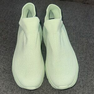 Mint Green Women's Slip-On Sneakers